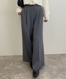 INGNI（イング）の「【WEB限定】共ベルト付ワイドパンツ（スラックス）」