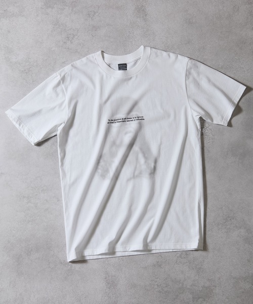 SMOKE T-SHIRT / スモークプリント ヒューマンアート グラフィックT