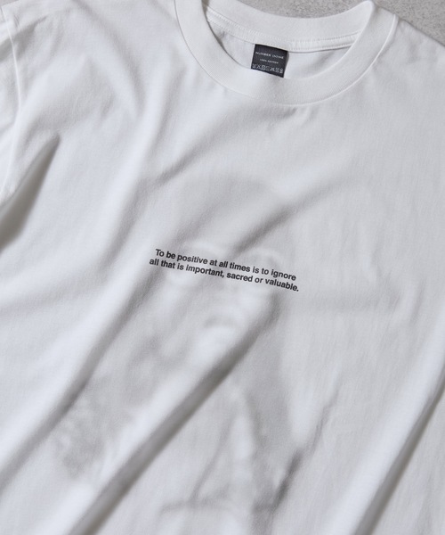 NUMBER (N)INE(ナンバーナイン)の「SMOKE T-SHIRT / スモークプリント ヒューマンアート グラフィックTシャツ(Tシャツ/カットソー・メンズ・ホワイト系その他2/ホワイト系その他・2/3/4/5)」の14枚目の写真