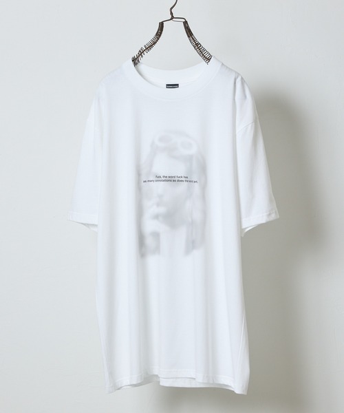 SMOKE T-SHIRT / スモークプリント ヒューマンアート グラフィックT