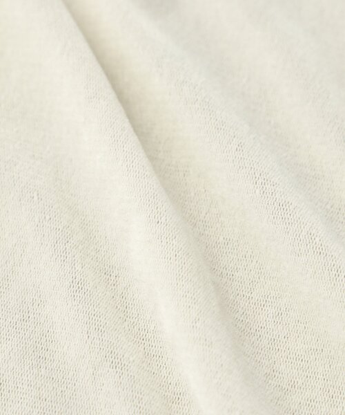 La boutique BonBon（ラブティックボンボン）の「【KAZUMI監修カラーあり】フロッキーチュールスクエアネックカットソー（Tシャツ/カットソー・レディース・オフホワイト/ピンク/ブラック・FREE）」の21枚目の写真