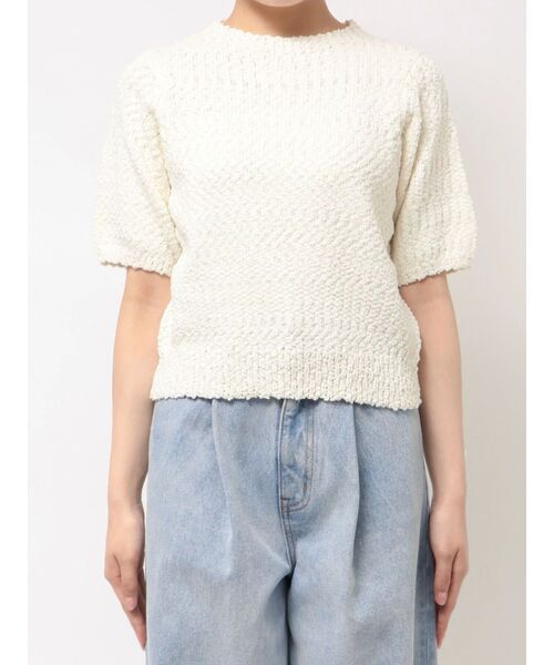 LAGUNAMOON（ラグナムーン）の「ブークレーネップニットプルオーバー（ニット/セーター・レディース・ブラック/ピンク/ホワイト・FREE）」の15枚目の写真