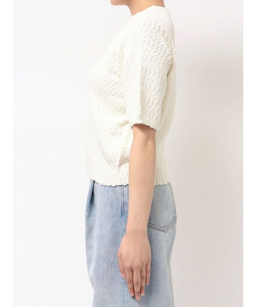 LAGUNAMOON（ラグナムーン）の「ブークレーネップニットプルオーバー（ニット/セーター・レディース・ブラック/ピンク/ホワイト・FREE）」の16枚目の写真