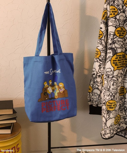 The Simpsons（ザ・シンプソンズ）の「【The Simpsons／BAYFLOW】キャンバストート（トートバッグ・レディース・ナチュラル/ブルー/ピンク・0）」の2枚目の写真