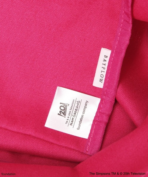 The Simpsons（ザ・シンプソンズ）の「【The Simpsons／BAYFLOW】キャンバストート（トートバッグ・レディース・ナチュラル/ブルー/ピンク・0）」の9枚目の写真