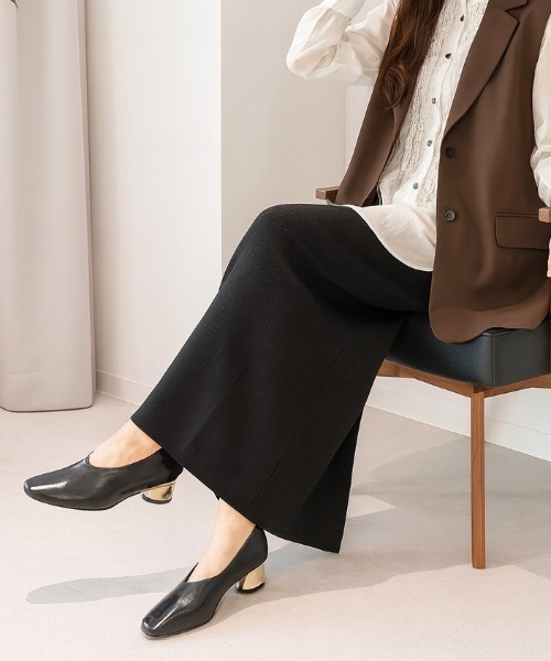 Shelly island（シェリーアイランド）の「ラメニットナロースカート（スカート・レディース・グレー/ブラック/ベージュ・FREE）」の10枚目の写真