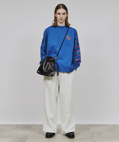 tk.TAKEO KIKUCHI（ティーケータケオキクチ）の「ADAMPATEK 別注 アソート巾着ショルダーバッグ（ショルダーバッグ・メンズ・ブラック系/ブラック/ブラック系5/ダークブラウン系5・00）」の22枚目の写真