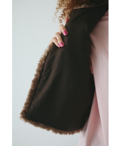 HeRIN.CYE(ヘリンドットサイ)の「Fur like vest ファーライクベスト(ベスト・レディース・グレー/ブラウン・FREE)」の9枚目の写真