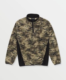 VOLCOM（ボルコム）の「【VOLCOM/ボルコム】 ERROR 92 MOCK NECK /モックネック総柄ハーフジップフリーススウェット（スウェット）」