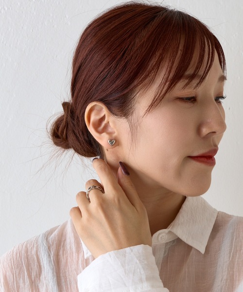 COLONY 2139（コロニートゥーワンスリーナイン）の「ハートピアス（ピアス（両耳用）・レディース・シルバー/ゴールド・FREE）」の13枚目の写真