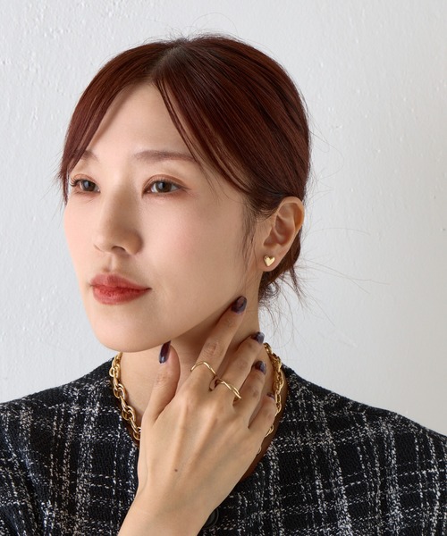 COLONY 2139（コロニートゥーワンスリーナイン）の「ハートピアス（ピアス（両耳用）・レディース・シルバー/ゴールド・FREE）」の7枚目の写真