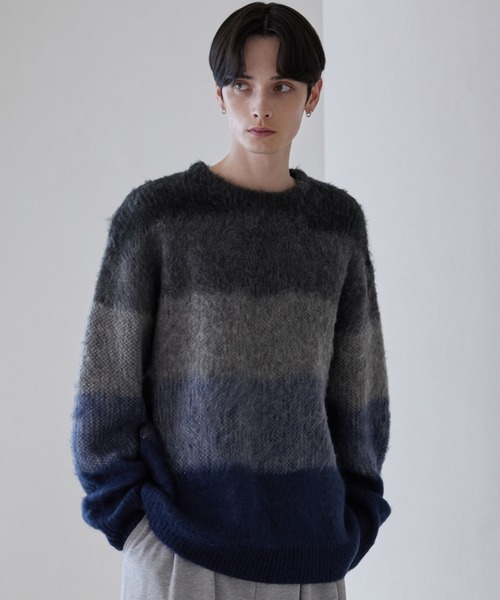 セーター シャギーニット LUENNA】Basic Shaggy Knit Sweater / ベーシック シャギーニット