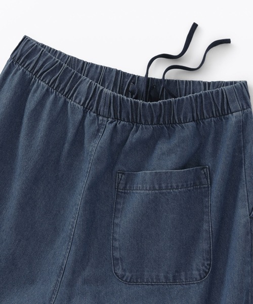 無印良品（ムジルシリョウヒン）の「婦人　洗いざらし　デニムイージーテーパードパンツ（その他パンツ・レディース・ダークネイビー/ブルー・XL/L/M/S）」の6枚目の写真