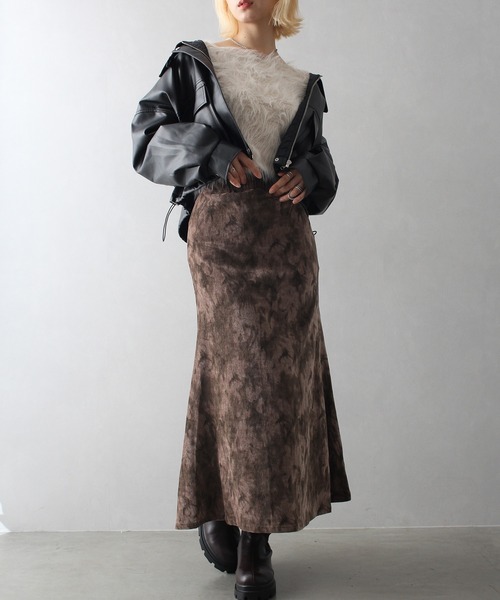 SpRay（スプレイ）の「ヴィンテージレザーショートブルゾン（ブルゾン・レディース・ブラウン/ブラック・FREE）」の16枚目の写真