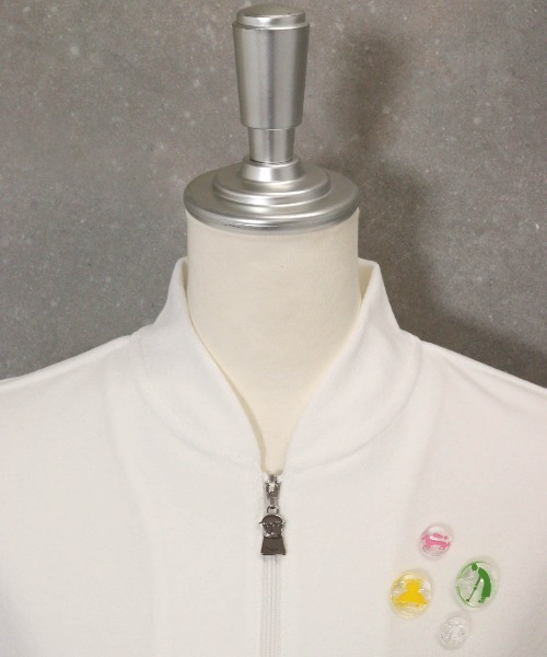 Picone CLUB(ピッコーネクラブ)の「【オンラインストア・店舗限定商品】コットン混パイルジップベスト(ベスト・レディース・ネイビー/ホワイト・S/M)」の20枚目の写真