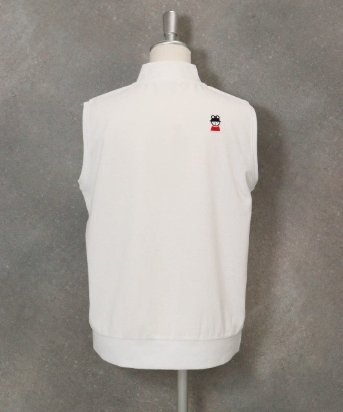 Picone CLUB(ピッコーネクラブ)の「【オンラインストア・店舗限定商品】コットン混パイルジップベスト(ベスト・レディース・ネイビー/ホワイト・S/M)」の6枚目の写真
