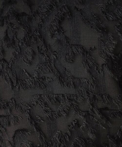 DRESSTERIOR（ドレステリア）の「【セットアップ可/トレンド】カットジャカードフレンチスリーブブラウス（シャツ/ブラウス・レディース・ブラック/アイボリー・34/36/38）」の18枚目の写真