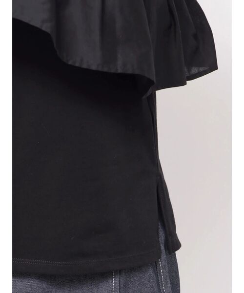 TONAL（トーナル）の「マルチWAYフリルトップス（Tシャツ/カットソー・レディース・ブラック/グレー/ブラウン・MEDIUM）」の20枚目の写真