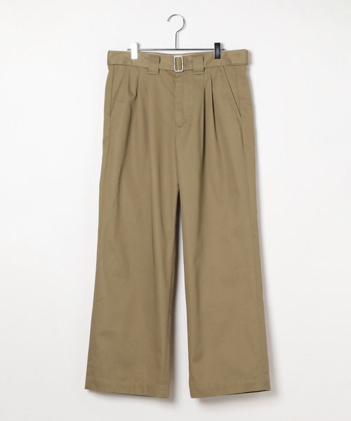 RAGEBLUE(レイジブルー)の「ベルト付きチノワイドストレートパンツ(チノパンツ・メンズ・ベージュ/ダークブラウン・MEDIUM/LARGE)」の16枚目の写真