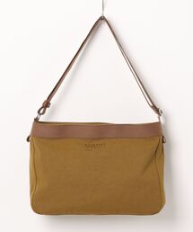 マーガレットハウエルアイデア ブラウンレザー ショルダーバッグ MARGARET HOWELL - E06777 新品 MARGARET HOWELL idea 3T プレ