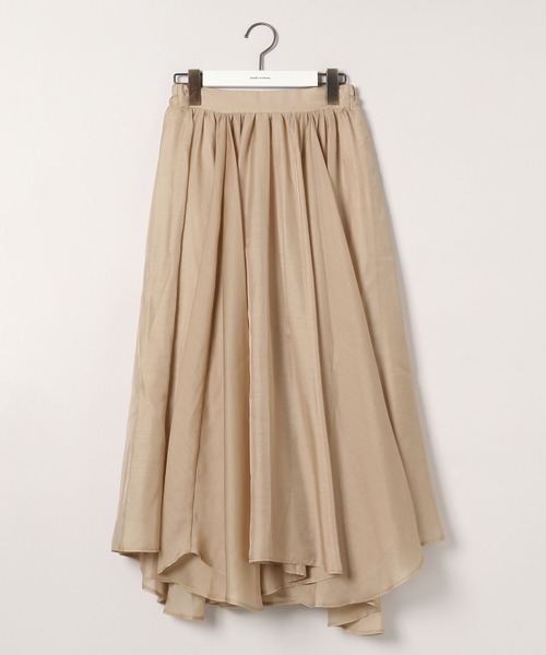 mysty woman（ミスティウーマン）の「イレギュラーヘムシアースカート 586715（スカート・レディース・アイボリー/ライトグレー/ベージュ・FREE）」の20枚目の写真