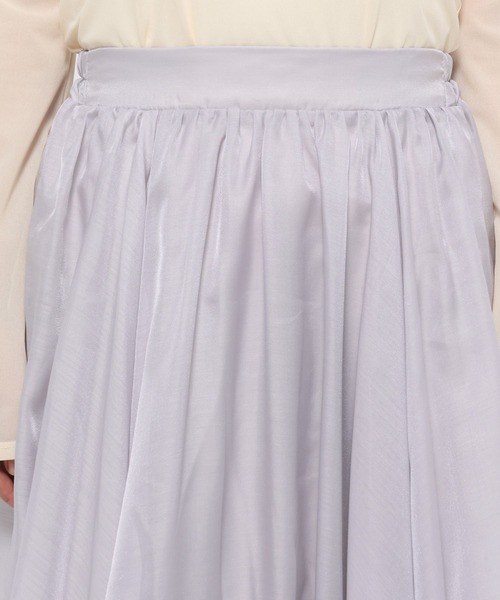 mysty woman（ミスティウーマン）の「イレギュラーヘムシアースカート 586715（スカート・レディース・アイボリー/ライトグレー/ベージュ・FREE）」の12枚目の写真