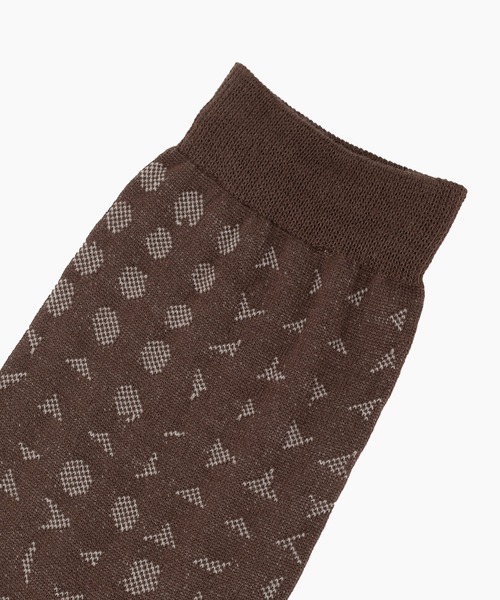 LAD MUSICIAN（ラッドミュージシャン）の「STUDZ SOCKS（ソックス/靴下・メンズ・チャコールグレー/ブラック×レッド/ブラウン/ブラック×グレー・FREE）」の8枚目の写真