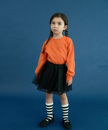 pairmanon（ペアマノン）の「【90-140cm】きらきらラメチュール スカッツ（スカート）」