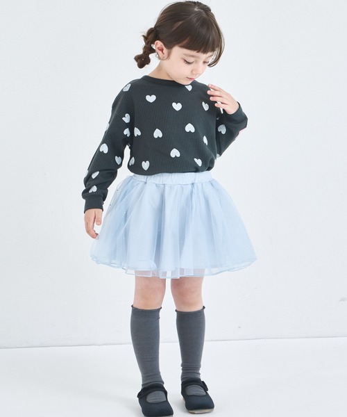 pairmanon（ペアマノン）の「きらきら ラメ チュール スカッツ（スカート・キッズ・ブラック/ライトブルー/ライトピンク/ラベンダー・130/120/90/110/100/140）」の16枚目の写真