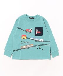 hungry heart | 近鉄電車刺繍ポケット付き裏毛トレーナー(スウェット)