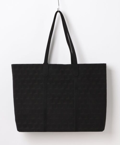 MEN'S BIGI（メンズビギ）の「【Estivant/エスティバン】Tote Bag Medium / ウルトラスエード トートバッグ ミディアム（トートバッグ・メンズ・ブラック/ダークグレー・FREE）」の3枚目の写真