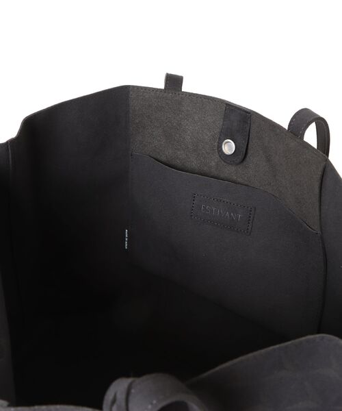 MEN'S BIGI（メンズビギ）の「【Estivant/エスティバン】Tote Bag Medium / ウルトラスエード トートバッグ ミディアム（トートバッグ・メンズ・ブラック/ダークグレー・FREE）」の5枚目の写真