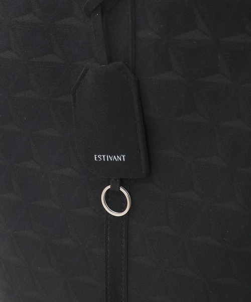 MEN'S BIGI（メンズビギ）の「【Estivant/エスティバン】Tote Bag Medium / ウルトラスエード トートバッグ ミディアム（トートバッグ・メンズ・ブラック/ダークグレー・FREE）」の9枚目の写真