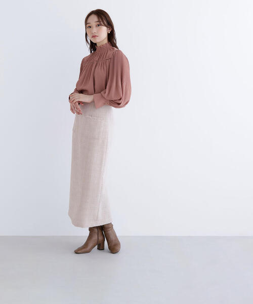 NATURAL BEAUTY BASIC(ナチュラルビューティーベーシック)の「◇ツイーディーナロースカート(スカート・レディース・ベージュ/パープル/ブラック系その他・MEDIUM/P/S)」の20枚目の写真