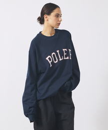 POLeR（ポーラー）の「【POLER/ポーラー】COLLEGE RAGLAN CREW スウェット/カレッジロゴ/ラグラン袖/ユニセックス（スウェット）」