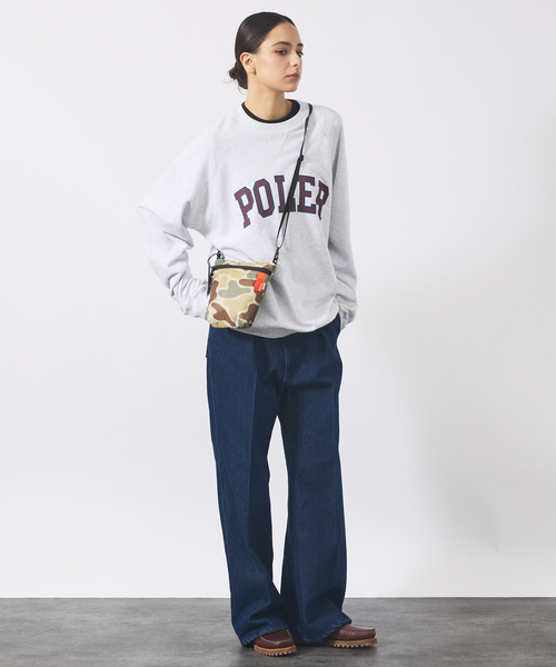 POLeR(ポーラー)の「【POLER/ポーラー】COLLEGE RAGLAN CREW スウェット/カレッジロゴ/ラグラン袖/ユニセックス(スウェット・メンズ・ネイビー/グレー系その他/エンジ・M/L)」の19枚目の写真
