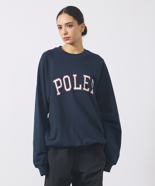 POLeR(ポーラー)の「【POLER/ポーラー】COLLEGE RAGLAN CREW スウェット/カレッジロゴ/ラグラン袖/ユニセックス(スウェット・メンズ・ネイビー/グレー系その他/エンジ・M/L)」の21枚目の写真