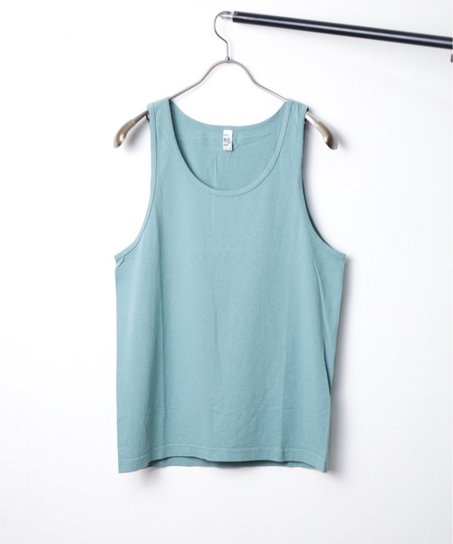 LOS ANGELES APPAREL(ロサンゼルスアパレル)の「■LOS ANGELES APPAREL■6.5Oz TANK TOP(Tシャツ/カットソー・メンズ・グリーン/ブラック・LARGE/X-LARGE/MEDIUM/SMALL)」の1枚目の写真