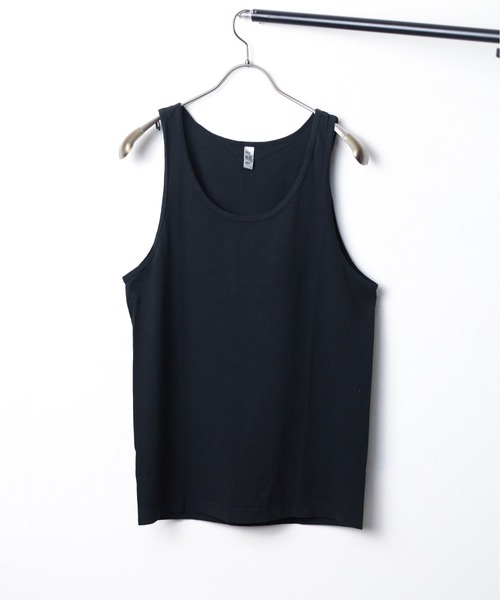 LOS ANGELES APPAREL(ロサンゼルスアパレル)の「■LOS ANGELES APPAREL■6.5Oz TANK TOP(Tシャツ/カットソー・メンズ・グリーン/ブラック・LARGE/X-LARGE/MEDIUM/SMALL)」の2枚目の写真