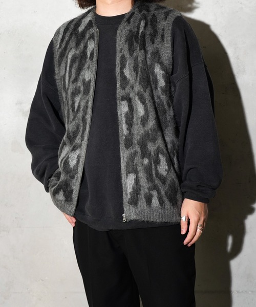 TOWNCRAFT / タウンクラフト SHAGGY VINTAGE PATTERN ZIP VEST