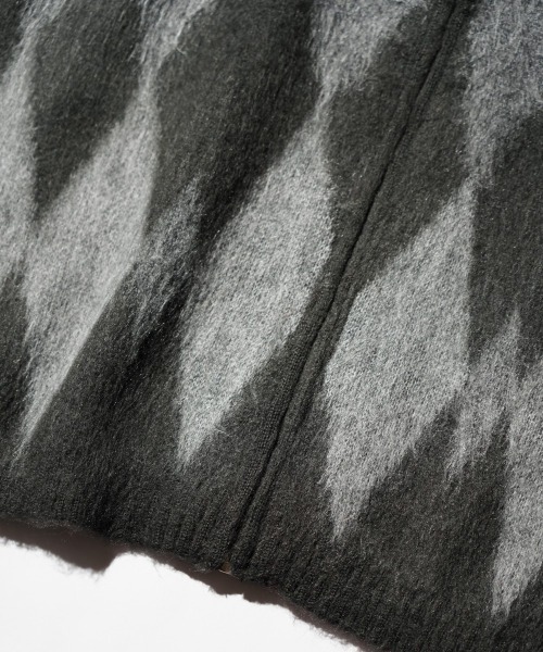 TOWNCRAFT（タウンクラフト）の「TOWNCRAFT / タウンクラフト SHAGGY VINTAGE PATTERN ZIP VEST レオパード アーガイル デイジー シャギーヴ ジップアップ ベスト モヘアタッチ（ベスト・メンズ・グレー系その他/カーキ/オリーブ/グレー/その他1/その他2・X-SMALL/SMALL/MEDIUM/LARGE）」の22枚目の写真