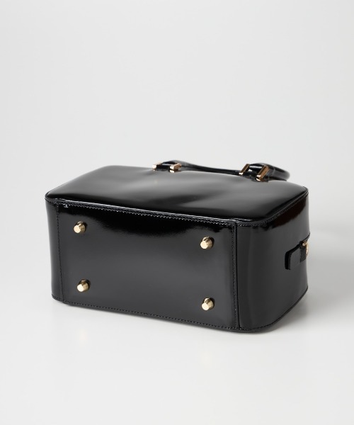 CHRISTIAN VILLA(クリスチャンヴィラ)の「ミニボストンバッグ《CHRISTIAN VILLA》(ショルダーバッグ・レディース・ワイン/ブラック・フリー)」の9枚目の写真