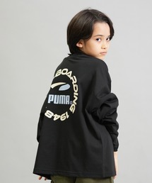 PUMA（プーマ）の「PUMA/プーマ PUMAS MX LS バック キャット TEE キッズ ロンT 636014（Tシャツ/カットソー）」