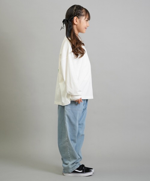 PUMA(プーマ)の「PUMA/プーマ PUMAS MX LS バック キャット TEE キッズ ロンT 636014(Tシャツ/カットソー・キッズ・ブラック/ホワイト・130cm/140cm/150cm/160cm)」の12枚目の写真