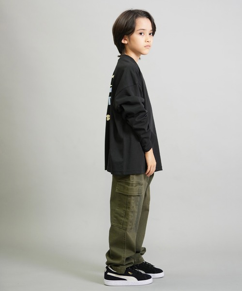 PUMA(プーマ)の「PUMA/プーマ PUMAS MX LS バック キャット TEE キッズ ロンT 636014(Tシャツ/カットソー・キッズ・ブラック/ホワイト・130cm/140cm/150cm/160cm)」の17枚目の写真