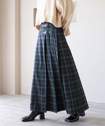 RAGEBLUE（レイジブルー）の「選べる着丈/Wベルトキルトチェックプリーツスカート（スカート）」