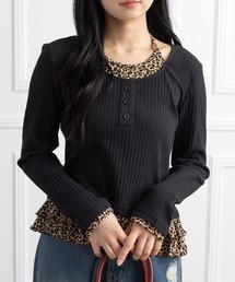 clear | レイヤード風マルチアソートカットソー［韓国ファッション カジュアル レイヤード］≪AW新作≫(Tシャツ/カットソー)