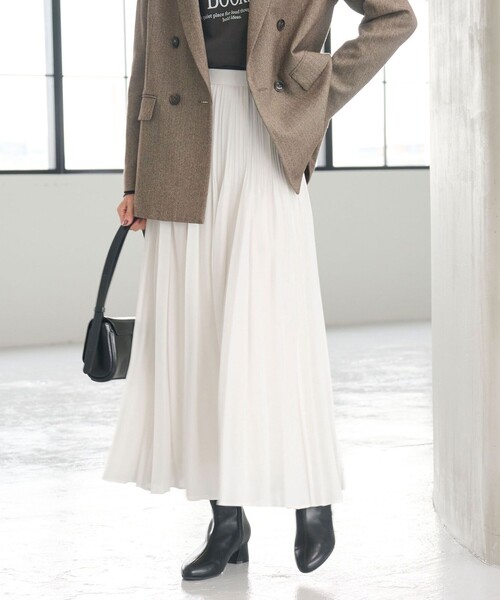 シアー プリーツ スカート（スカート）｜green label relaxing