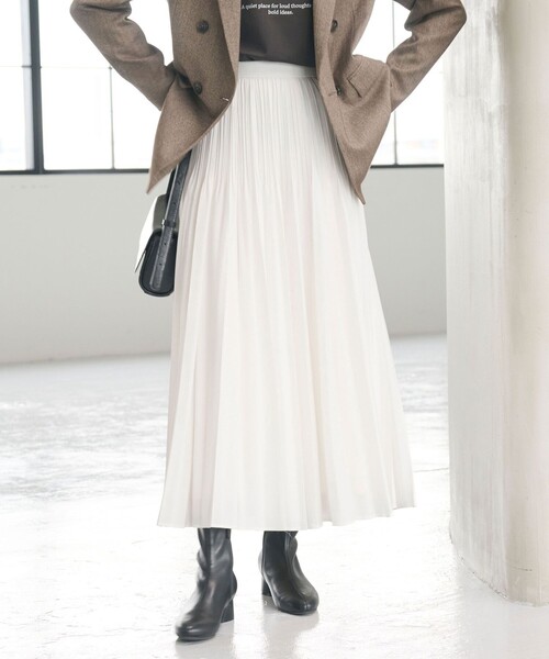 シアー プリーツ スカート（スカート）｜green label relaxing
