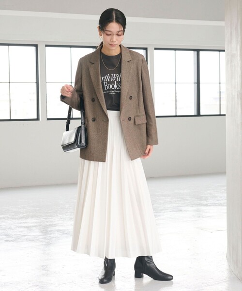 シアー プリーツ スカート（スカート）｜green label relaxing